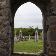 Fensterbogen, Friedhof, Clonmacnoise